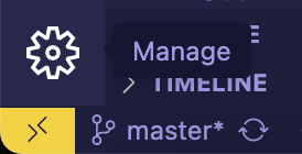 Dev Containers button