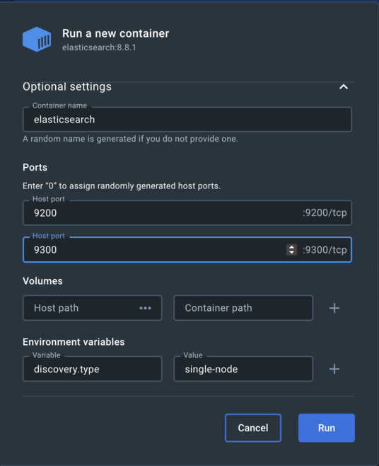 optional settings elasticsearch
