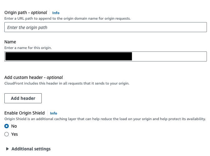 Origin section - part 2