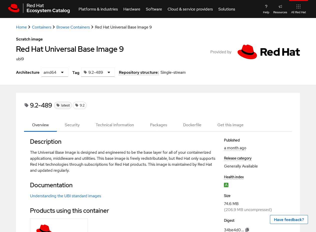 UBI Example